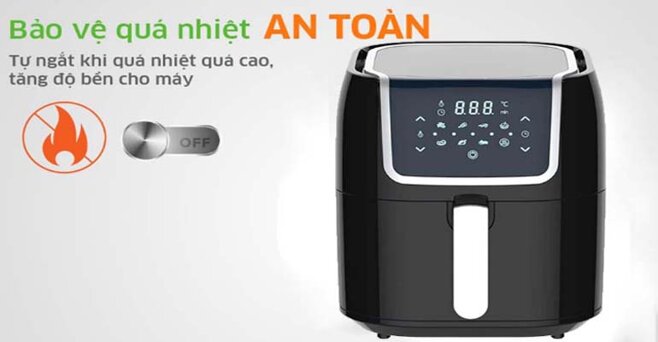 Nồi chiên không dầu Kangaroo KG8AF2A