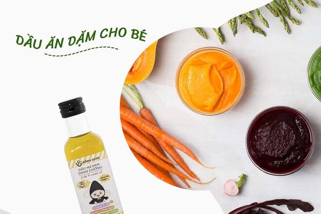 Dầu ăn dặm cho bé rất cần thiết, các mẹ cần đặc biệt quan tâm chọn loại tốt nhé