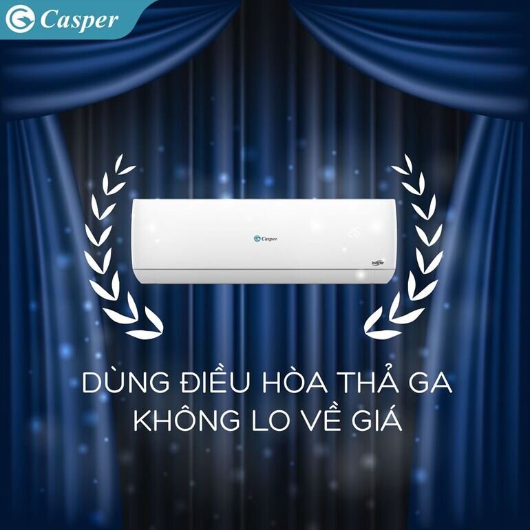 Điều hòa Casper 24000BTU 1 chiều Inverter GC-24IS33 tiết kiệm điện lâu dài