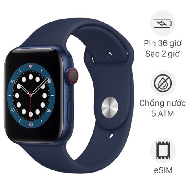 apple watch series 6 màu xanh