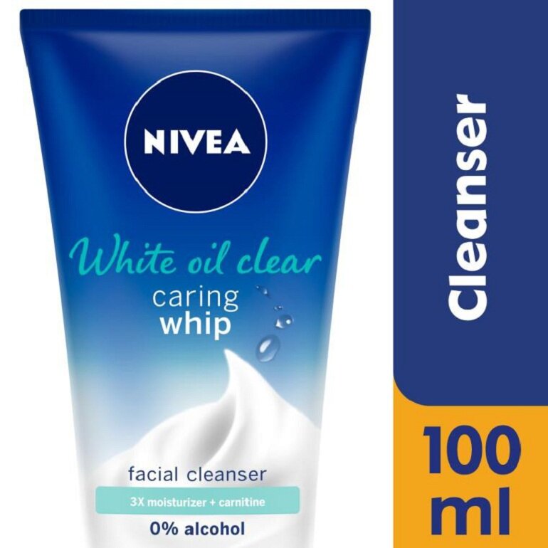 Sữa rửa mặt Nivea White Oil Clear Caring Whip