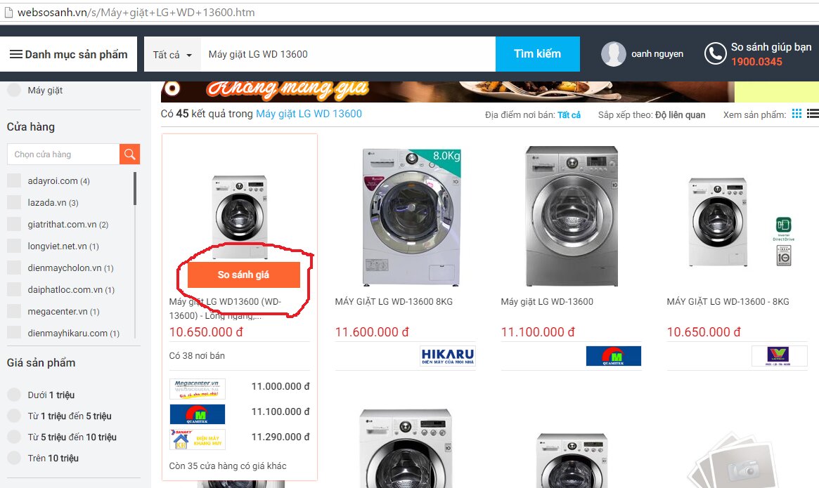 Cửa hàng nào ở Thành phố Hồ Chí Minh bán máy giặt giá rẻ nhất?