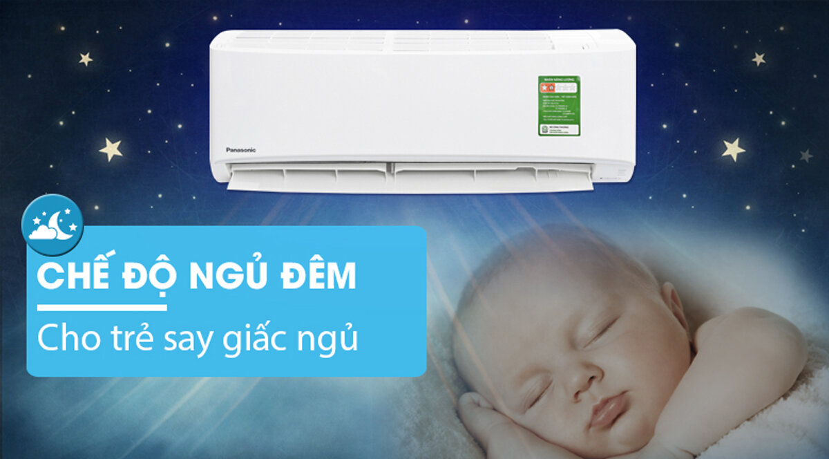 Máy lạnh Panasonic CU/CS-PU12UKH-8 sử dụng an toàn với trẻ nhỏ