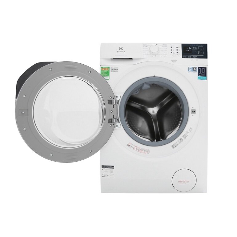 Máy giặt cửa ngang Electrolux Inverter 9kg có sắc trắng trang nhã