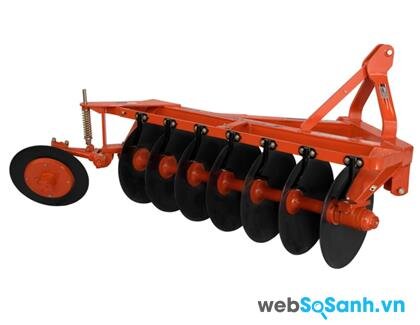 Dàn chảo 2,4m trên máy cày Kubota M9540