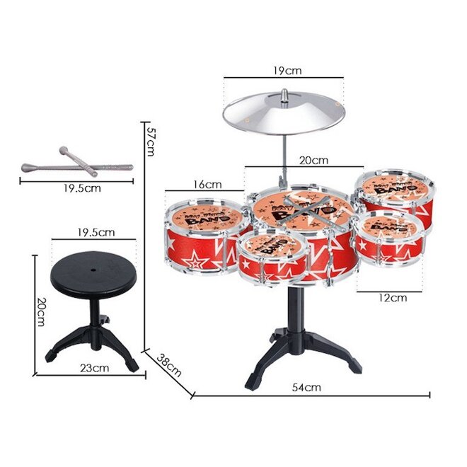 Tại sao nên lựa chọn bộ trống Jazz Drum 6 dụng cụ cho trẻ?