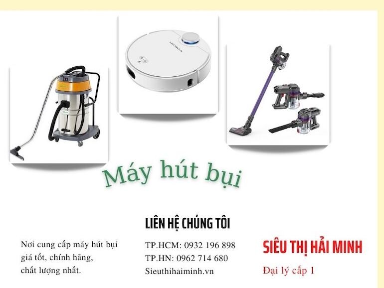 Máy hút bụi có những loại nào?