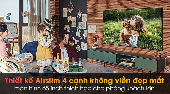 Thiết kế dòng tivi Samsung QLED 4K với điểm cộng lớn