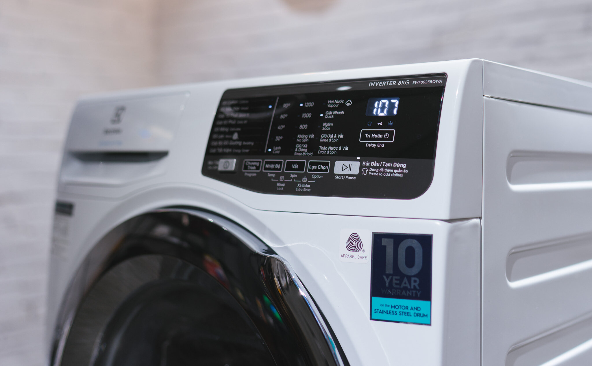 Máy giặt Electrolux có chức năng “Tiết kiệm thời gian” hiệu quả