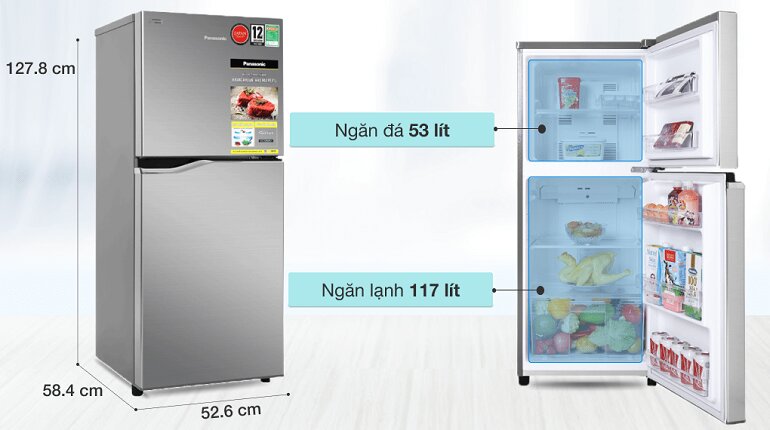 Tủ lạnh Panasonic giá 7 triệu NR-BA190PPVN