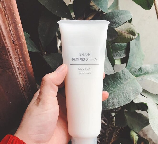 Sữa rửa mặt Muji Face Soap Moisture