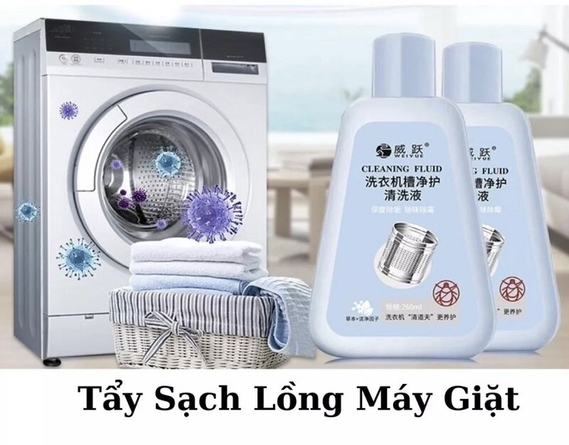 nước vệ sinh máy giặt