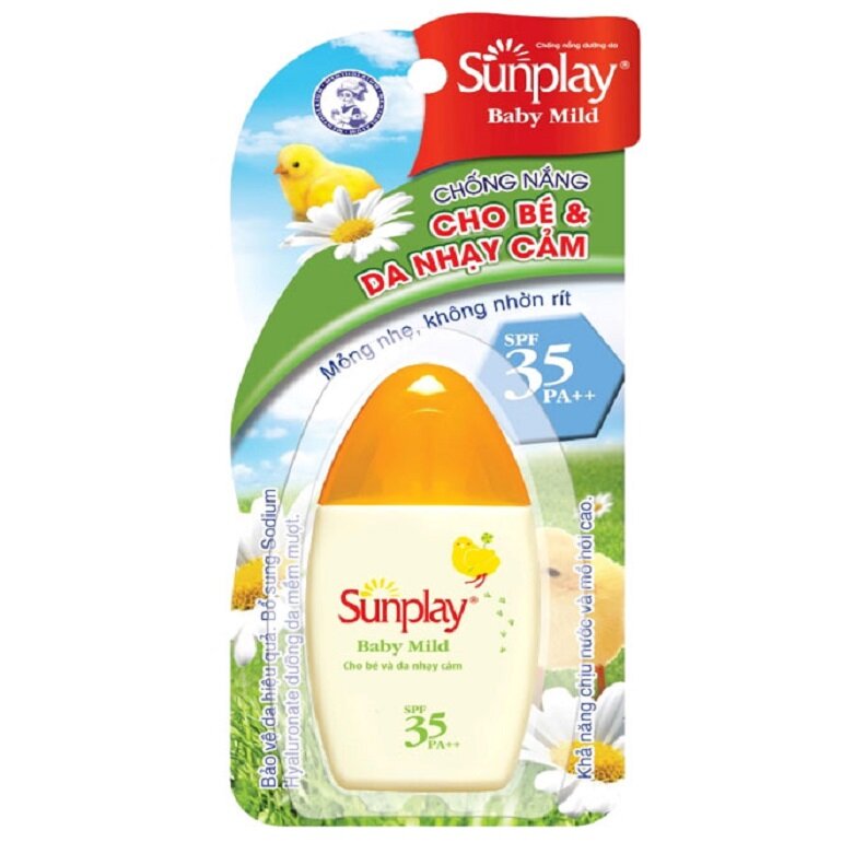 Kem chống nắng dạng sữa Sunplay Baby Mild SPF 35 PA+++
