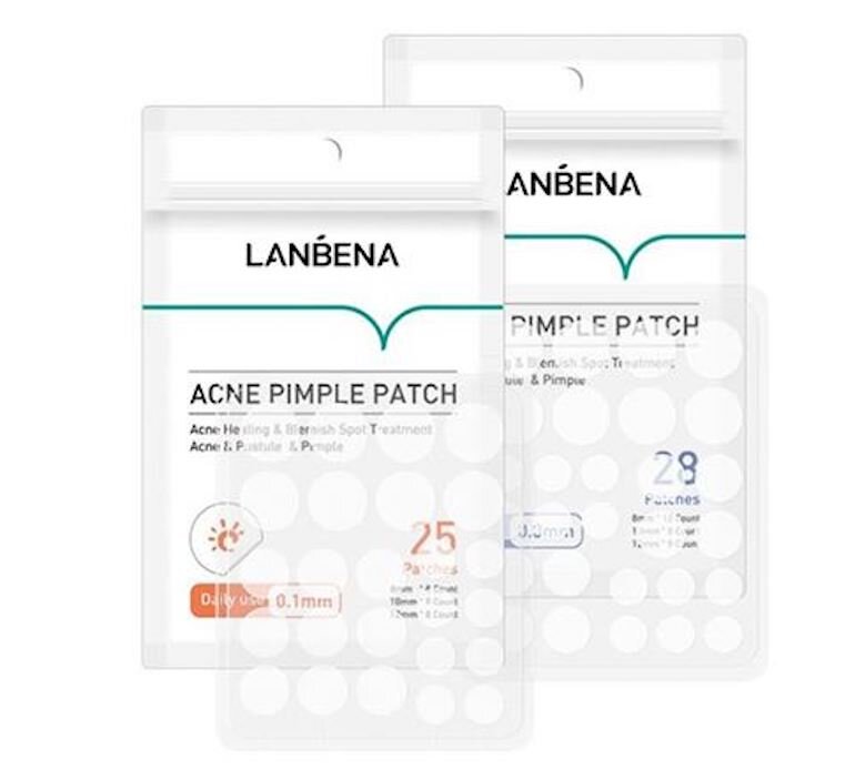 Lanbena acne patches are designed with white as the main color tone.