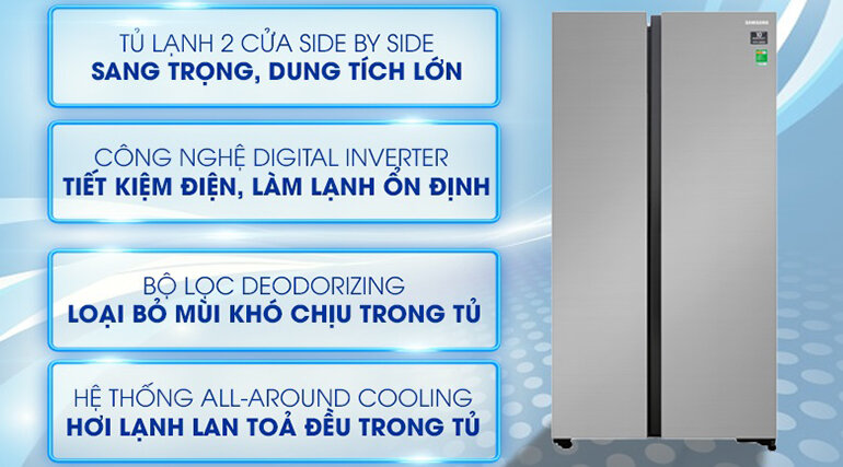 Một số ưu điểm của cả 2 mẫu tủ lạnh Samsung 680 lít