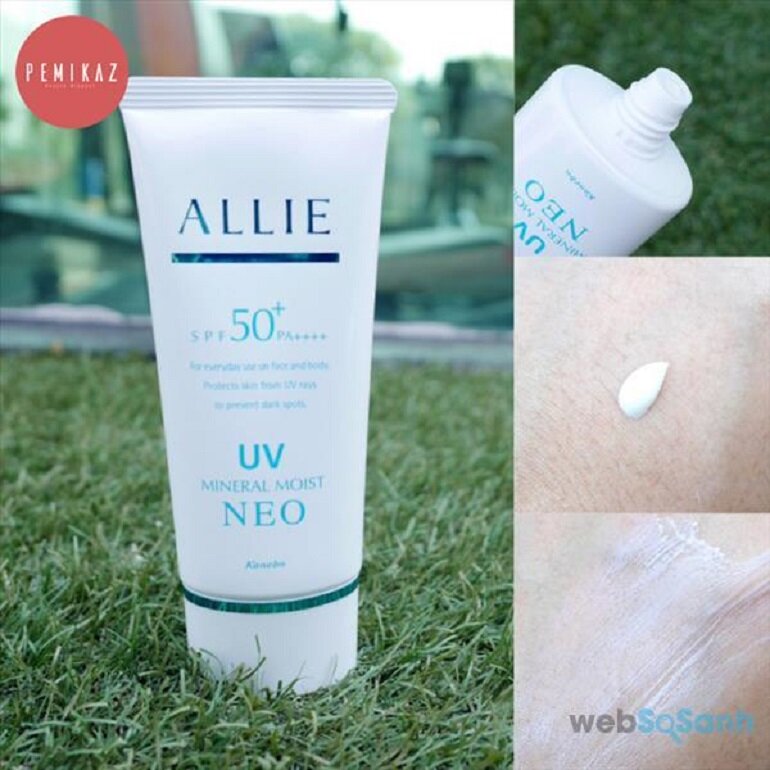 Review về kem chống nắng Kanebo Allie Neo 90g