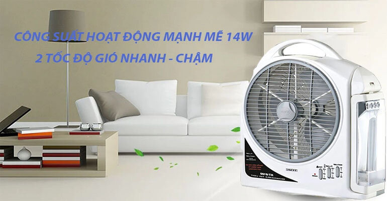 Quạt sạc điện Kentom có thể sử dụng ở mọi điều kiện thời gian quạt tích điện Kentom
