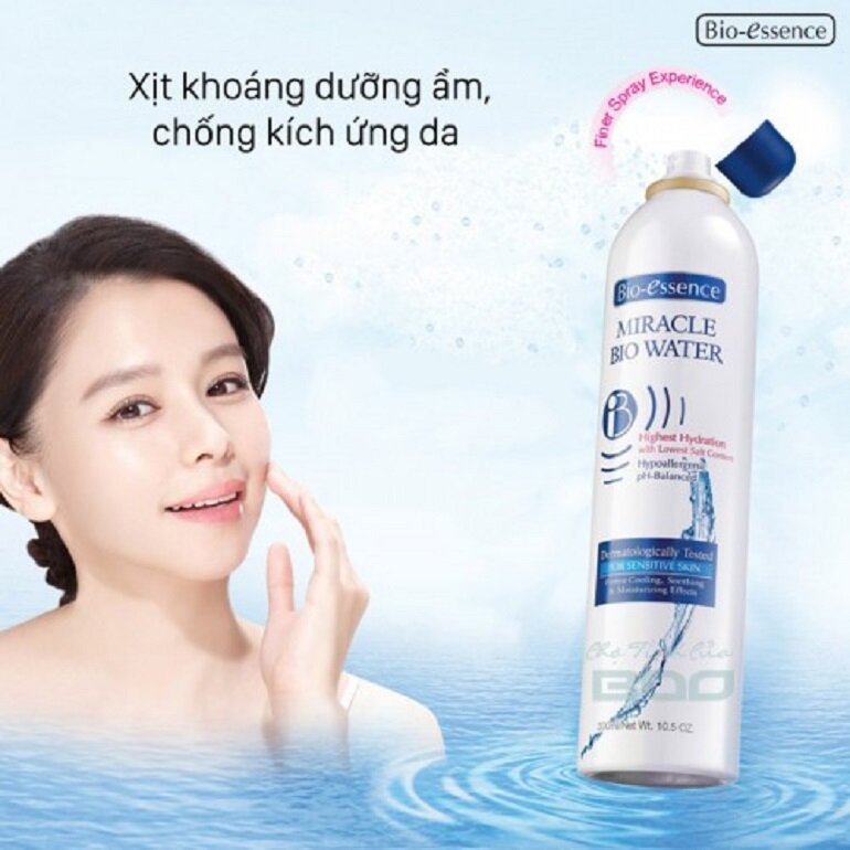 Xịt khoáng Bio Essence: Da nhạy cảm không nên bỏ lỡ