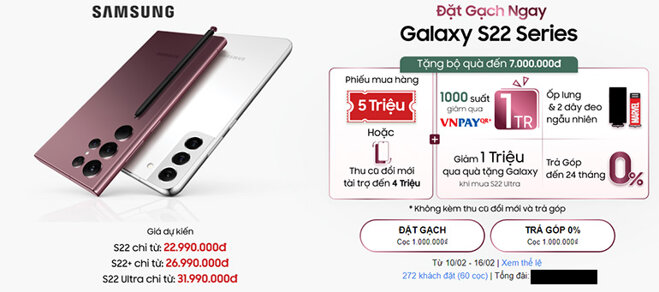 giá galaxy s22 plus bao nhiêu tiền