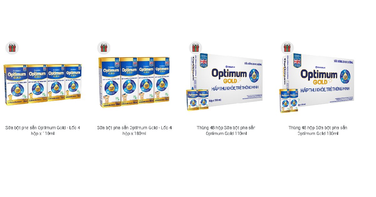 Có nên mua sữa Optimum Gold 4 pha sẵn sử dụng cho con không?