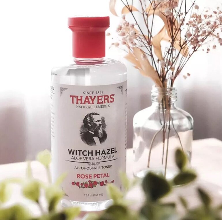 Nước hoa hồng cho da dầu Thayers Witch Hazel Rose Petal