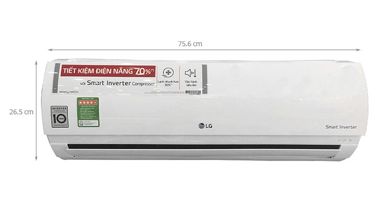 Điều hòa - Máy lạnh LG V10ENB 1 chiều 9000 BTU inverter