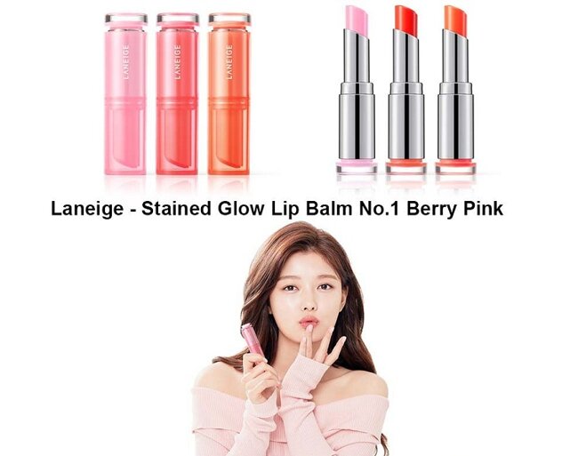 Son dưỡng có màu Laneige Stained Glow Lip Balm - Giá tham khảo: 450.000 vnđ/ thỏi 3g