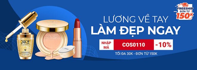 Những ưu đãi hấp dẫn nhất về ngành mỹ phẩm trong đợt Siêu sale 10/10