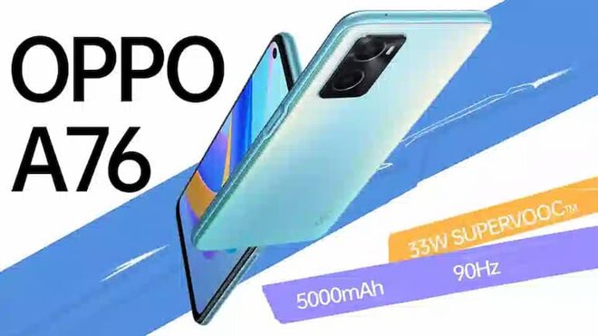 OPPO A76 sở hữu thiết kế tỉ mỉ, màu sắc trẻ trung năng động