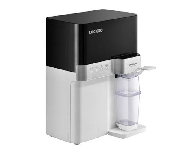 Máy lọc nước Cuckoo CP-RRP701MBK có thiết kế để bàn hoặc treo tường vô cùng tiện lợi