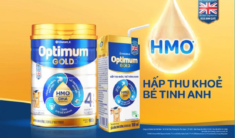 Sữa pha sẵn tốt cho bé bị táo bón - sữa Optimum Gold