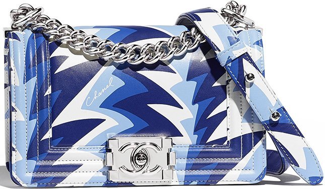 Chanel Small Boy Printed Bag