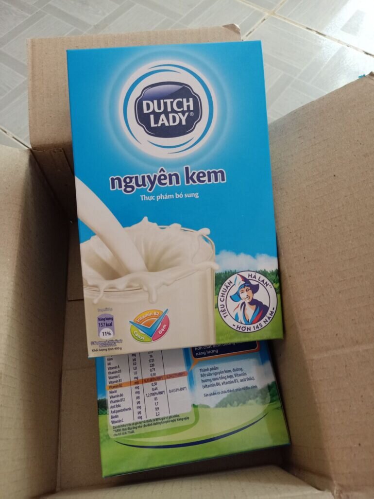 Hương vị sữa bột nguyên kem Cô Gái Hà Lan thế nào?