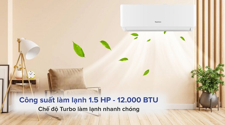 Máy lạnh Nagakawa Inverter 1.5 HP NIS-C12R2T28