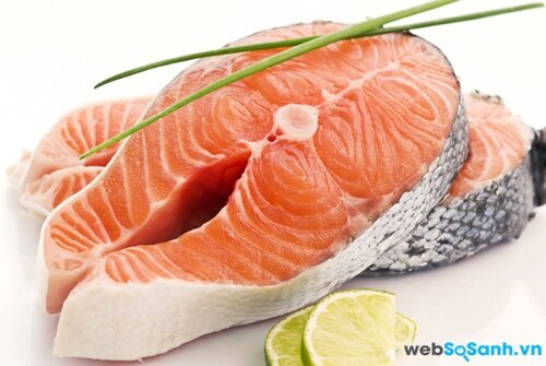 Cá hồi chứa nhiều Omega 3