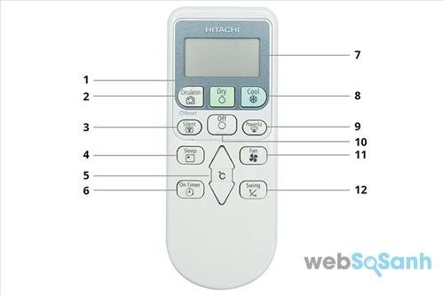 Cách sử dụng remote điều khiển điều hòa Hitachi