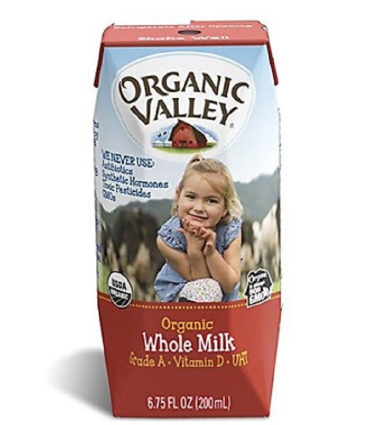 Sữa nguyên kem hữu cơ cho bé