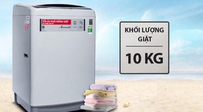 Máy giặt LG với khối lượng giặt 10kg 