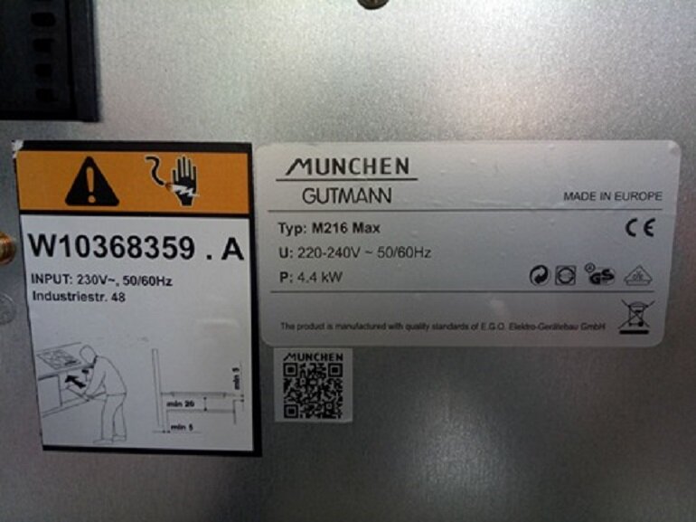 Bếp từ munchen và linh kiện chất lượng