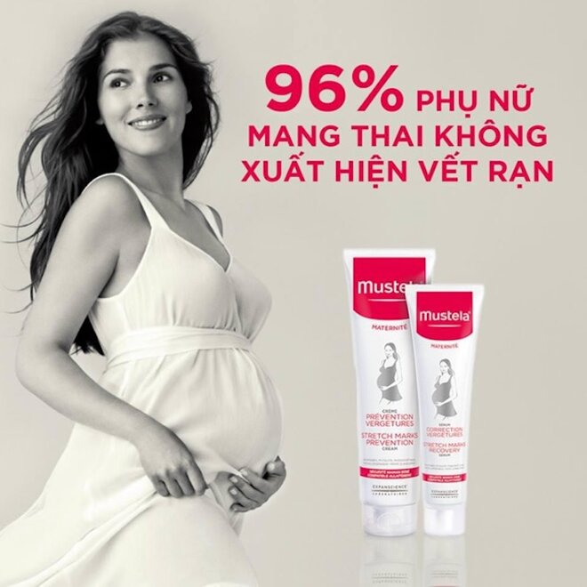 Kem dưỡng da cho bà bầu Mustela