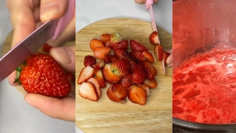 Instructions for making extremely smooth yogurt, no ice chips, combined with delicious fruits