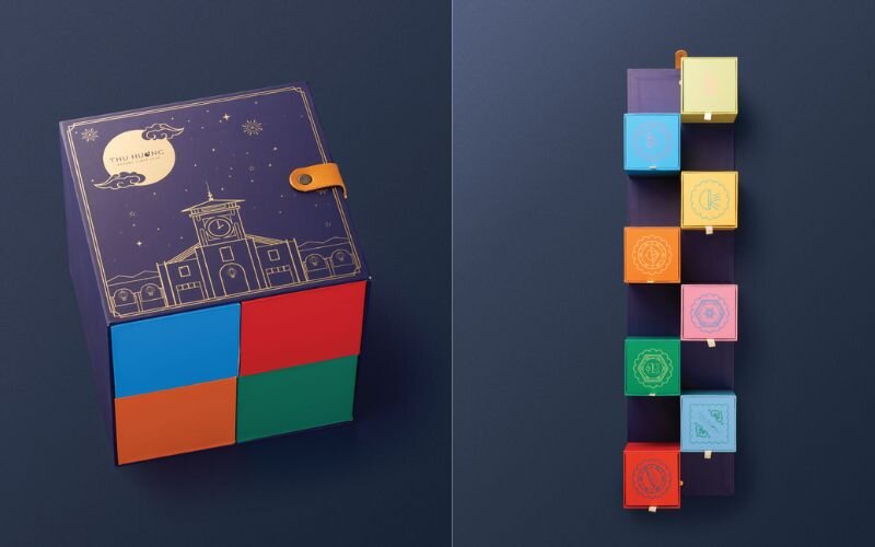 Thu Huong 2023 Mooncake Rubik's Set