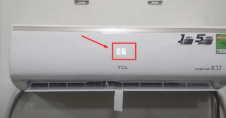Máy lạnh TCL báo lỗi E6