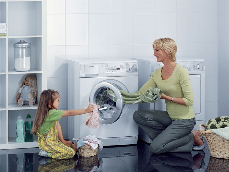 Máy giặt thông minh với nhiều chế độ giặt khác nhau