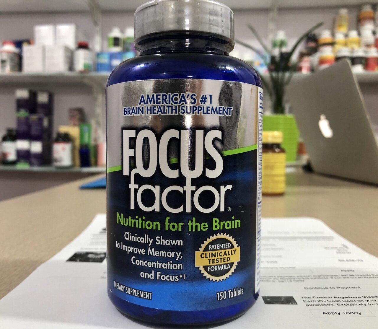 Thực phẩm chức năng bổ não cho người già Focus Factor Dietary Supplement