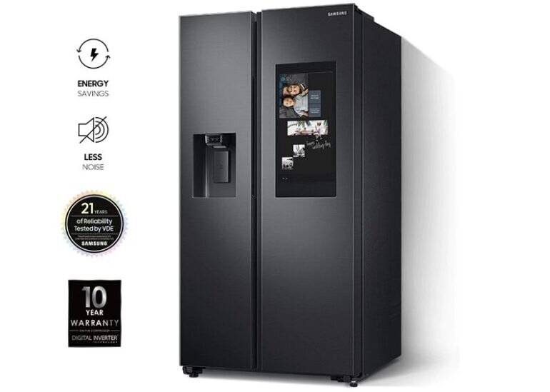 Tủ lạnh Samsung thông minh Family Hub RS64T5F01B4 616 lít tương thích với smart tivi nào?