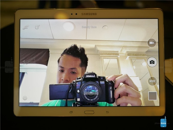 Cận cảnh Samsung Galaxy Tab S 10.5 màn hình siêu nét