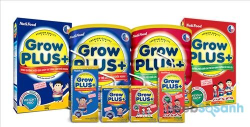 Sữa bột Grow Plus của Nutifood