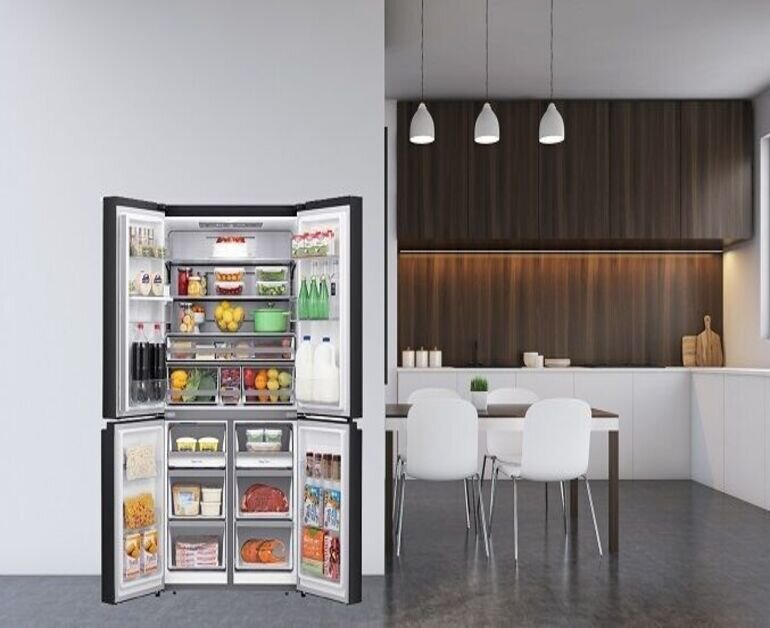 Tủ lạnh Casper RM-680VBW với 2 dàn lạnh độc lập giúp bảo quản thực phẩm tươi lâu hơn