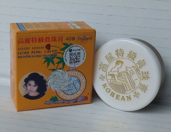 Korean pearl skin cream